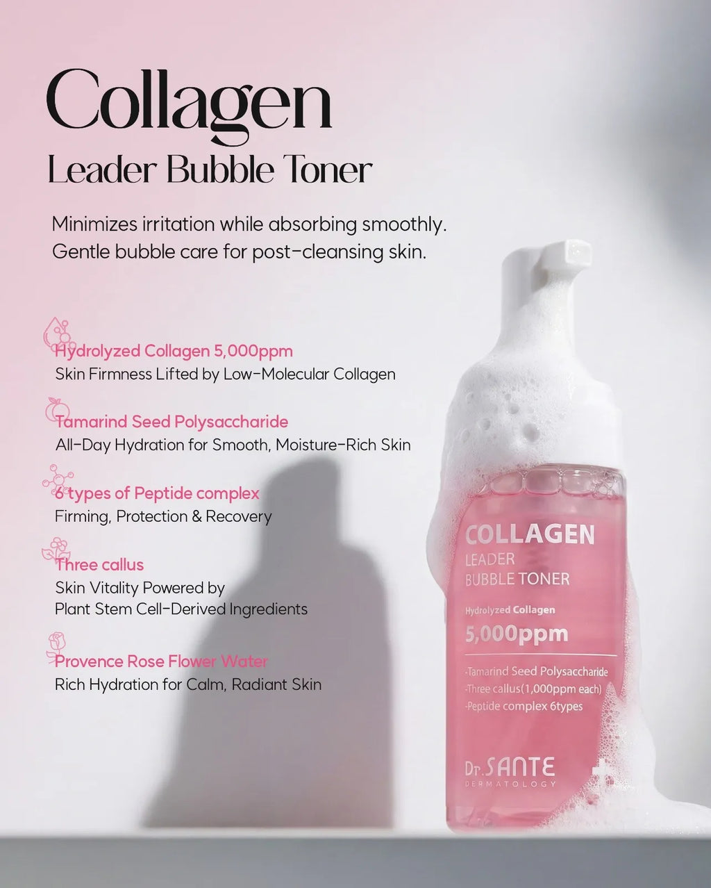 Dr.SANTE COLLAGEN LEADER BUBBLES TONER 100ML