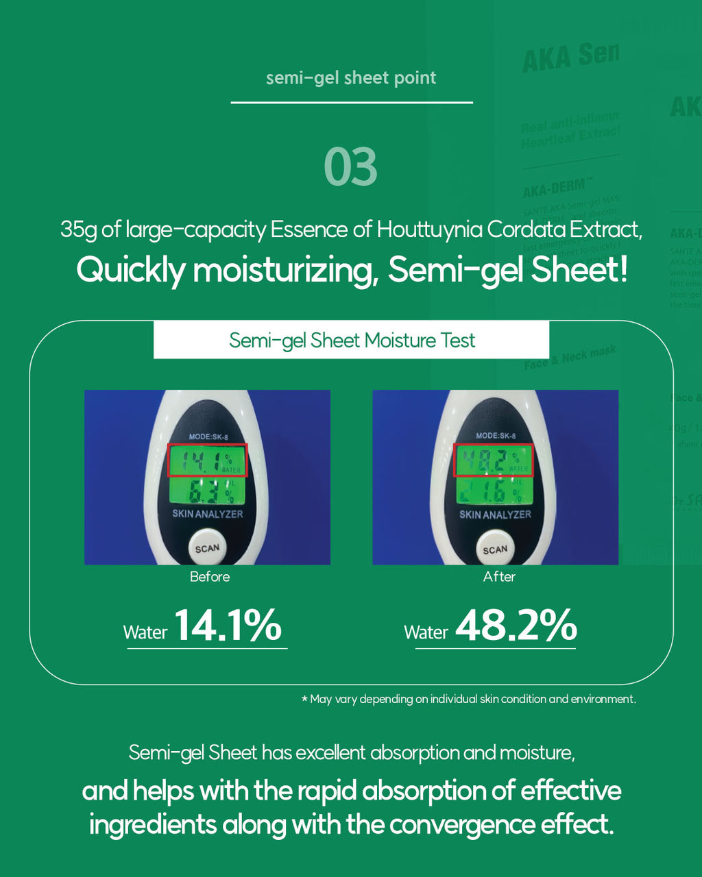 Dr. Sante Artemisia AKA SEMI-GEL MASK (1box/5sheets)
