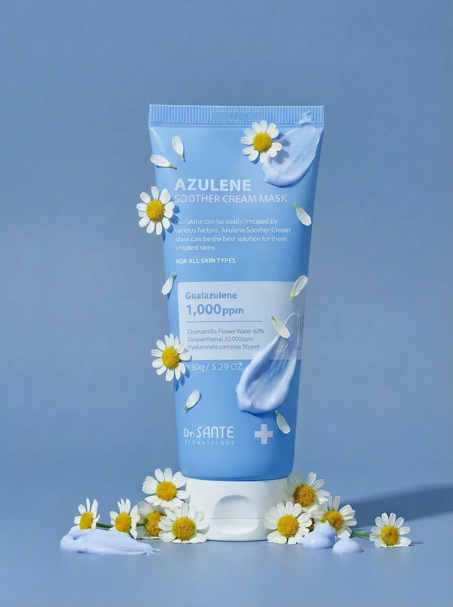 Azulene Soother Cream Mask- Sensitive skin, acne and dry skin 150ml