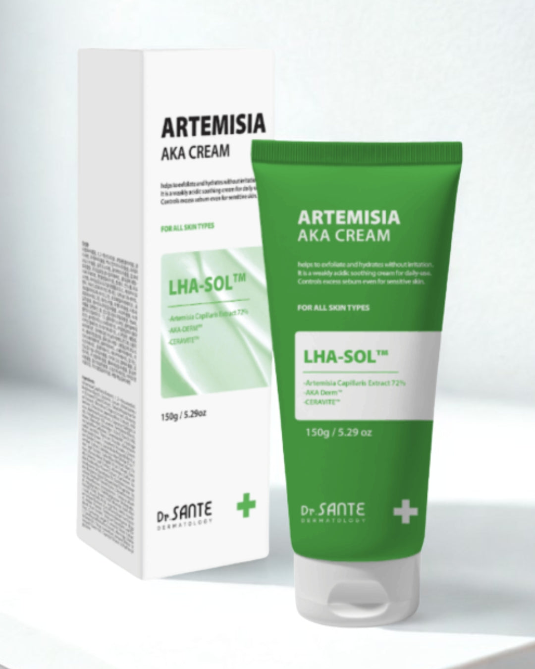 Dr. Sante Artemisia AKA Cream – Acne-prone skin, Soothing & Repairing Korean Moisturizer with Artemisia Extract, Centella Asiatica, Niacinamide & Ceramides