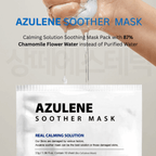 Dr. Sante Azulene Soother Biocellulose Mask – Ultra-Soothing, Deep Hydration Mask for Sensitive, Red & Overheated Skin (Box of 10)