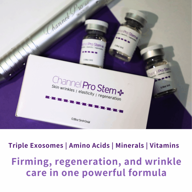 Channel Pro Stem+ / Stem Plus Triple Exosome Ampoules (5 ml x 3 vials)