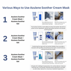 Azulene Soother Cream Mask- Sensitive skin, acne and dry skin 150ml