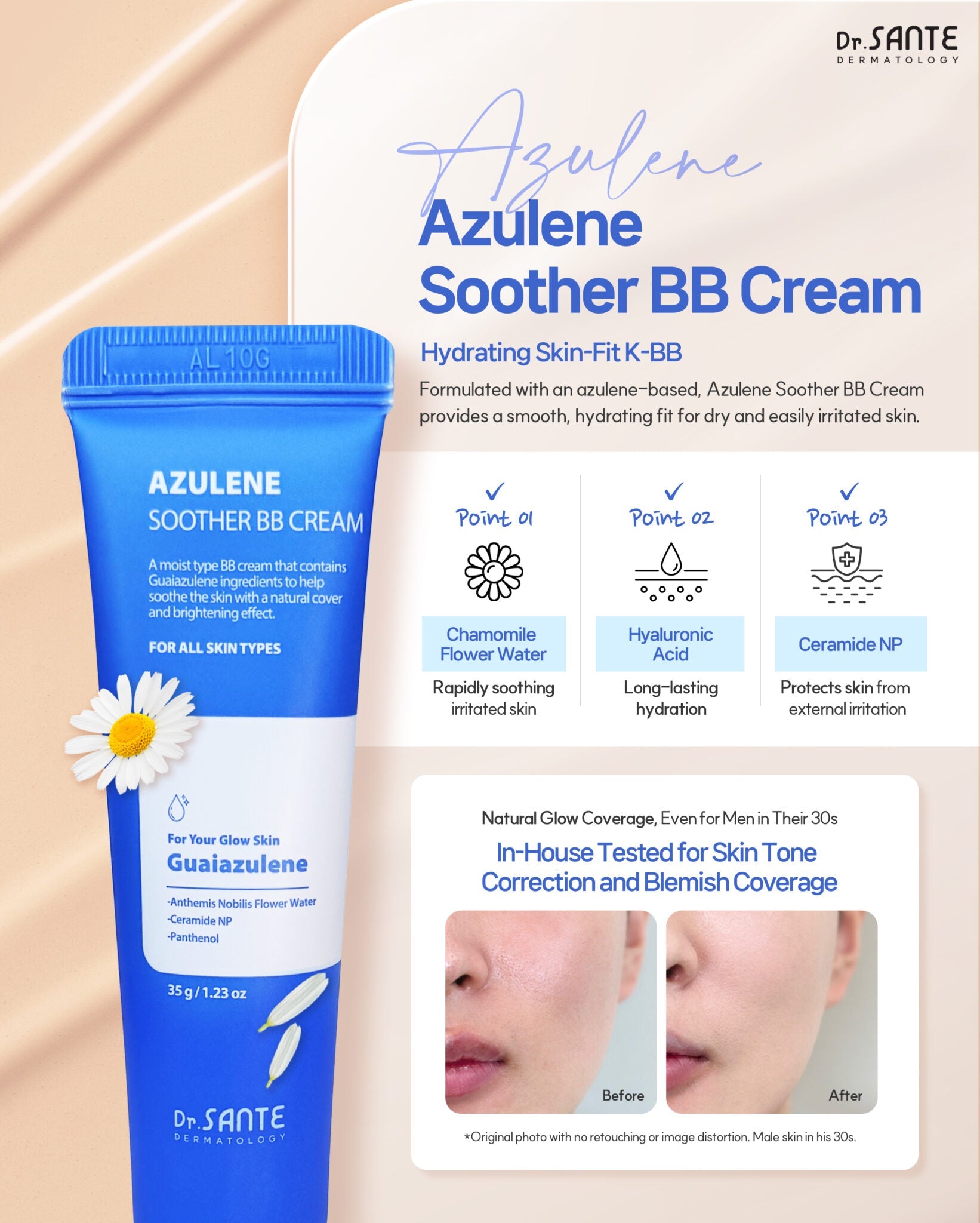 Dr. Sante Soother & AKA BB Duo Set (2 BB Creams)